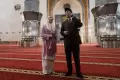 Kunjungan Istri PM Malaysia Wan Azizah Wan Ismail ke Masjid Istiqlal dan Gereja Katedral