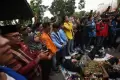Aksi Teatrikal Mahasiswa di Palembang Tolak UU Cipta Kerja
