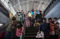 16.900 Pemudik Tiba di Stasiun Pasar Senen