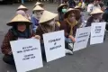 Aksi Petani Tembakau di Temanggung