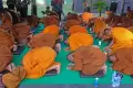 Perjalanan Ritual Thudong Berakhir, 32 Biksu Tiba Catra Jinadhammo Borobudur