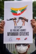 Aksi Solidaritas untuk Rakyat Myanmar