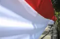 Pemasangan Bendera Merah Putih Sepanjang 780 Meter di Kulonprogo