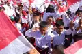 Gerakan 10 Juta Bendera Merah Putih di Bone Bolango
