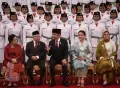 Upacara Pengukuhan Paskibraka di Istana Negara
