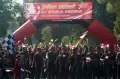 Potret Kebersamaan TNI-Masyarakat Olahraga Bersama