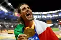 Cukur Janggut Separuh, Atlet Eksentrik Gianmarco Tamberi Sabet Emas Kejuaraan Dunia Atletik