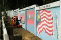 Mural Sambut KTT ASEAN 2023 di Jakarta Timur