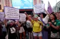 Buntut Ciuman Kontroversial, Ratusan Demonstran Tuntut Rubiales Mundur