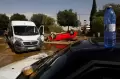 Ngeri, Mobil Terbalik Tumpang Tindih Terseret Banjir di Spanyol