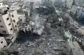 Bombardir Rumah di Deir Al-Balah Gaza , Israel Kembali Bantai Puluhan Warga Palestina