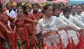 Aksi Ratusan Siswa SMPN 27 Tampil Luwes dan Kompak Menari Gambang Semarang