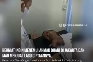 Naik Onthel Mau Jual Lagu ke Ahmad Dhani, Warga Surabaya Jadi Korban Tabrak Lari