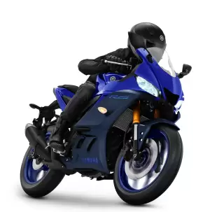 Warna Baru Hitam dan Biru Bikin Yamaha R25 Semakin Gahar