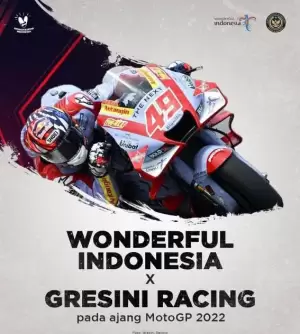 Wonderful Indonesia Terpampang di Motor Pembalap MotoGP