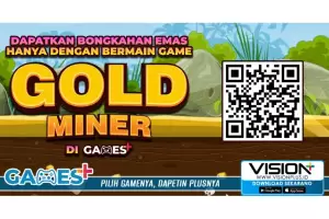 Dapatkan Bongkahan Emas Hanya Dengan Bermain Game Gold Miner di Games+