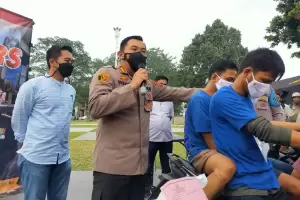 4 Bandit Pecah Kaca Mobil yang Kerap Berkeliaran di Bogor Ditangkap Polisi