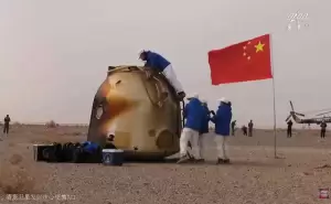Kapsul Shenzhou 13 Tiba di Bumi, 3 Taikonot China Torehkan Rekor 6 Bulan Tinggal di Orbit