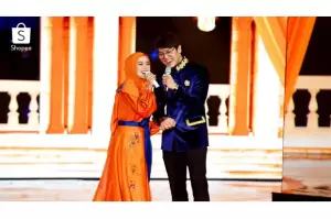 Penampilan Spesial Penuh Cinta Pasangan Lesti Kejora & Rizky Billar di TV Show Shopee Big Ramadan Sale