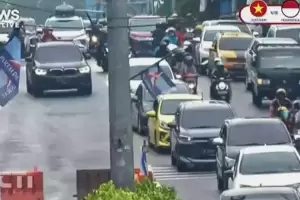Wisawatan Jakarta Banjiri Kawasan Puncak Bogor, Polisi Lakukan One Way Urai Kemacetan
