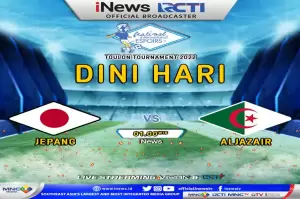 Link Live Streaming di iNews dan RCTI, Toulon Tournament 2022: Jepang vs Aljazair, Dini Hari