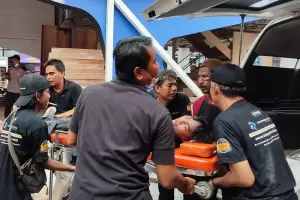 Steger Ambruk, 1 Pekerja di Jakarta Fair Kemayoran Terluka Parah