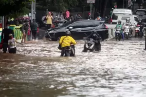 Banjir Luapan Ciliwung yang Rendam 4 RT di Pejaten Timur Surut