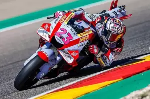 MotoGP Aragon 2022: Nyaris Rebut Pole Position, Enea Bastianini Bikin Kesalahan di Lap Akhir