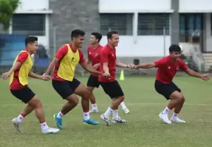 Indonesia vs Curacao, Skuad Garuda Latihan Tertutup di Stadion Sidolig