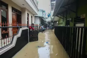 Update Banjir Jakarta, 22 RT Masih Tergenang