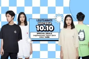 Histeria 10.10! Special Deals Legiteamate T-Shirt 2pcs only 149K + Gratis Ongkir se-Indonesia hanya di AladinMall