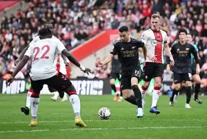 Hasil Southampton vs Arsenal: Rekor Kemenangan Beruntun Meriam London Terputus