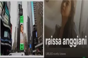 Mahasiswi UPNVJ Masuk Billboard NYC Times Square, Ini Profilnya