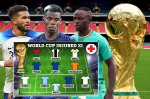 11 Bintang Sepak Bola Bertumbangan Gagal Main di Piala Dunia 2022