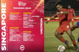 Timnas Singapura Umumkan Skuad Piala AFF 2022: Ada Pemain Keturunan Indonesia