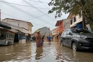 Sempat Jadi Kolam Renang Dadakan, Banjir di Tangerang Mulai Surut