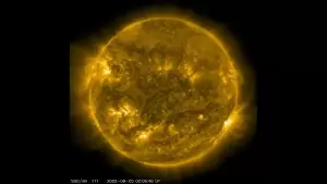 Ular Langit Tertangkap Kamera Merayap di Permukaan Matahari