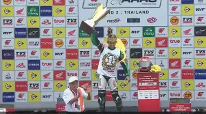 Pembalap Indonesia Wahyu Aji Trilaksana Sabet Gelar Juara di Thailand