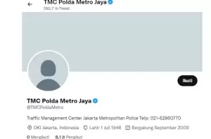 Sempat Diretas OTK, Akun Twitter TMC Polda Metro Kini Kembali Aman
