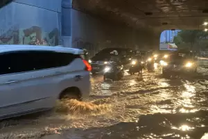 Imbas Curah Hujan Tinggi, 2 RT dan 1 Ruas Jalan Terendam Banjir