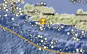 Guncangan Gempa Magnitudo 6.4 di Barat Daya Garut Terasa hingga Jawa Tengah