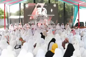 Ribuan Santri di Banten Kukuhkan Dukungan untuk Ganjar Pranowo Presiden 2024