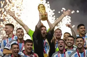 Juara Piala Dunia 2022, Argentina dan Messi Menggema di Medsos