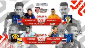 LIVE di iNews! Sore Ini, Kamboja vs Filipina dan Brunei vs Thailand di Laga Perdana AFF Mitsubishi Electric Cup 2022
