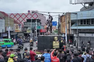 Patung Kapten Muslihat Berdiri Kokoh di Bogor, Begini Penampakannya