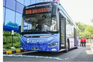 Pemprov DKI Targetkan 220 Unit Bus Listrik Transjakarta Mengaspal di Tahun 2023
