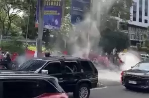 Beredar Video Mirip Letupan Gas Air Mata Saat Timnas Indonesia Bentrok Vietnam, Polisi: Itu Flare