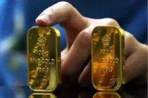 Harga Emas Hari Ini Ambles Rp9.000 per Gram