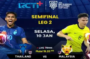 Link Live Streaming Thailand vs Malaysia: Saksikan Gratis di RCTI Plus!