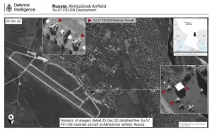 Satelit Inggris Deteksi 5 Jet Tempur Su-57 Rusia di Akhtubinsk, Siap Gempur Ukraina